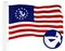 G128 American USA Yacht Ensign Flag | 1x1.5 Ft | ToughWeave Series Embroidered 300D Polyester | Nautical Flag, Embroidered Stars, Sewn Stripes, Indoor/Outdoor, Brass Grommets